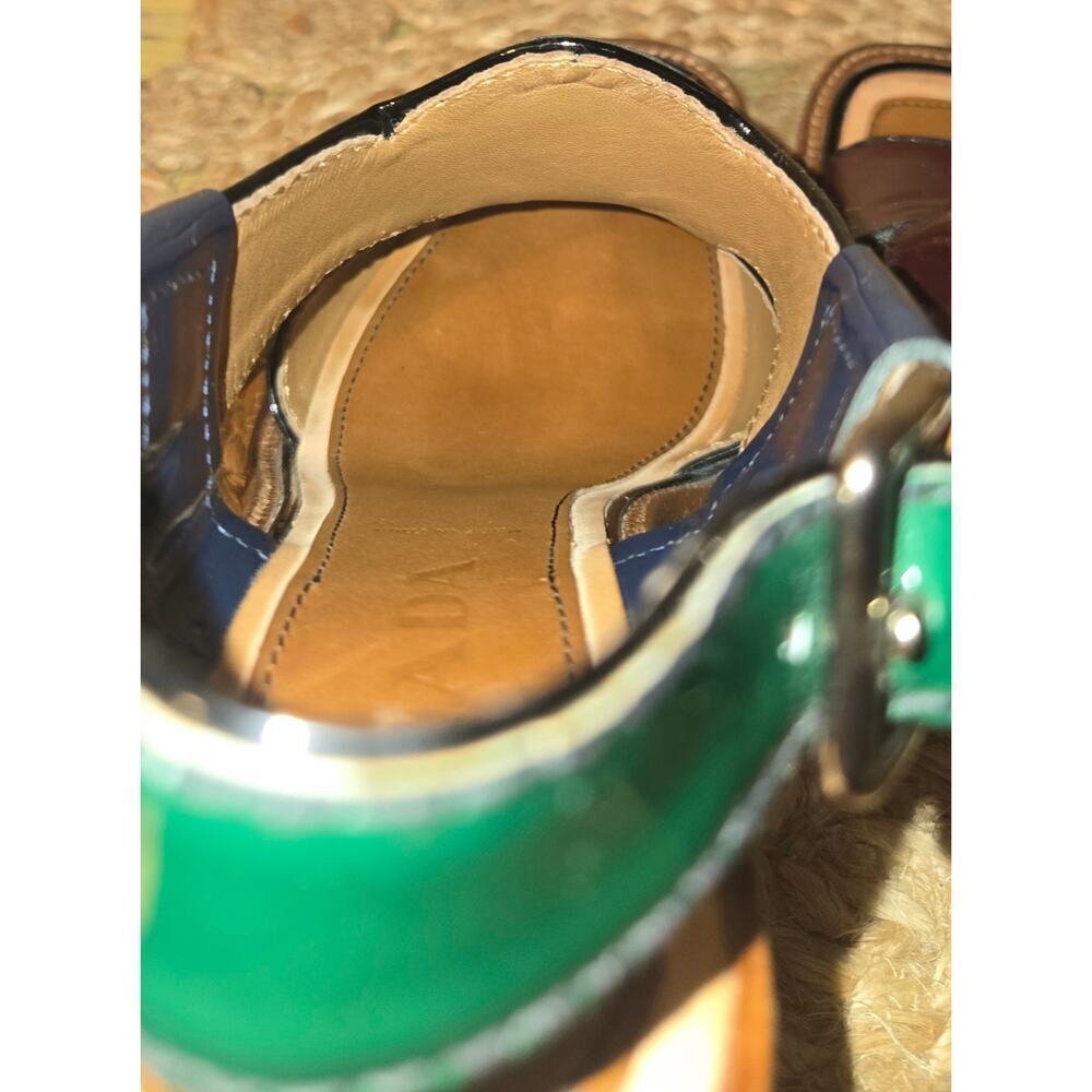 Prada Patent Leather Slingback Sandals Size EU 36 1/2 - US Size 6 - Picture 9 of 16